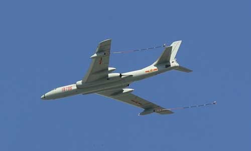 Khả năng tiếp dầu của máy bay tiếp dầu H-6U Trung Quốc cbo máy bay hạng nặng rất hạn chế